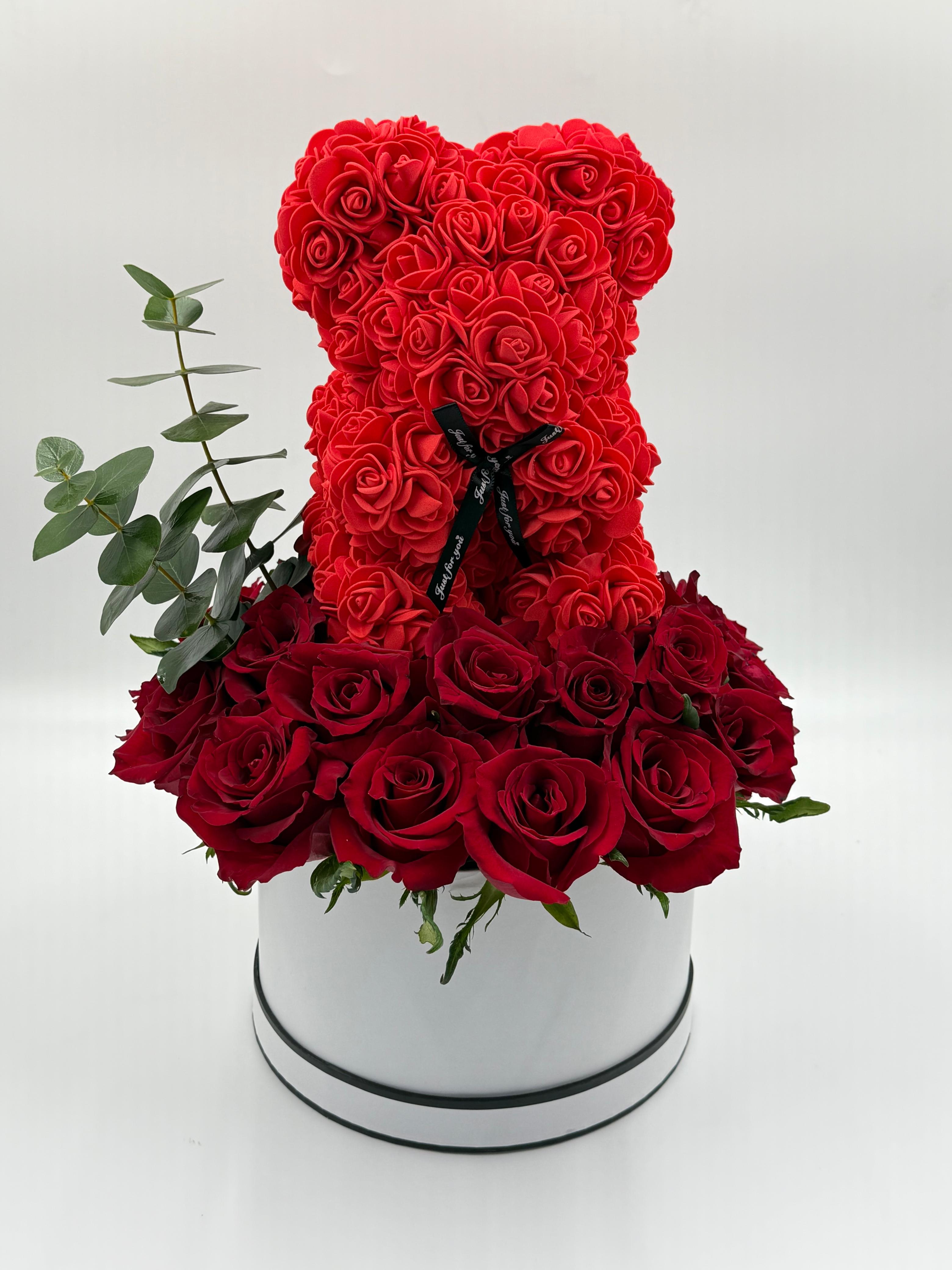 Luxury Red Rose Bear – A Symbol of Eternal Love